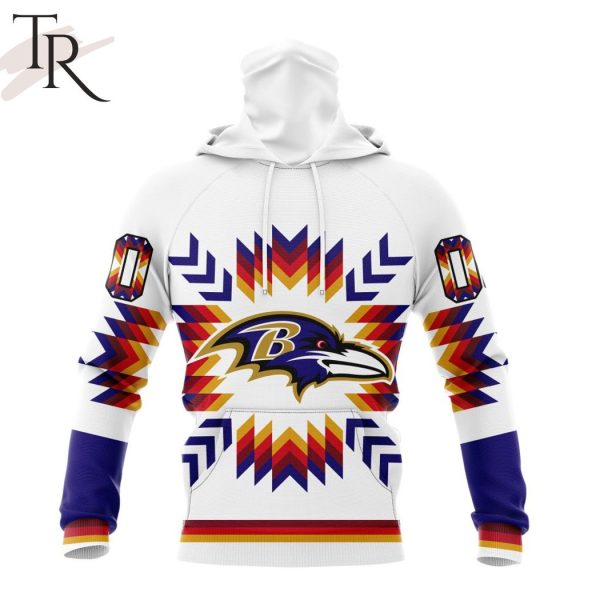 NFL Baltimore Ravens Special Design With Native Pattern Hoodie