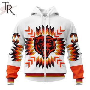 NFL Chicago Bears Special Design With Native Pattern Hoodie