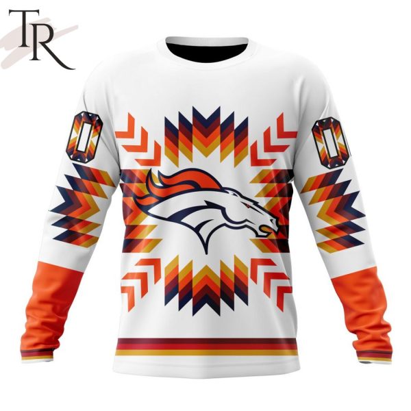 NFL Denver Broncos Special Design With Native Pattern Hoodie
