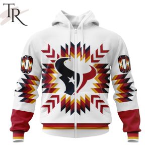 NFL Houston Texans Special Design With Native Pattern Hoodie