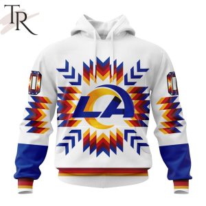 NFL Los Angeles Rams Special Design With Native Pattern Hoodie