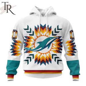 NFL Miami Dolphins Special Design With Native Pattern Hoodie