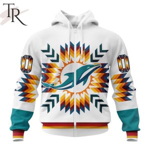 NFL Miami Dolphins Special Design With Native Pattern Hoodie