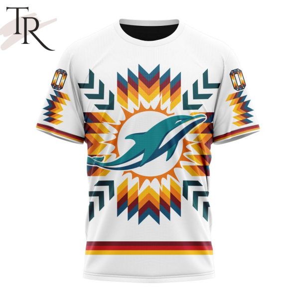 NFL Miami Dolphins Special Design With Native Pattern Hoodie