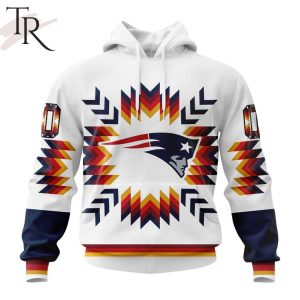 NFL New England Patriots Special Design With Native Pattern Hoodie