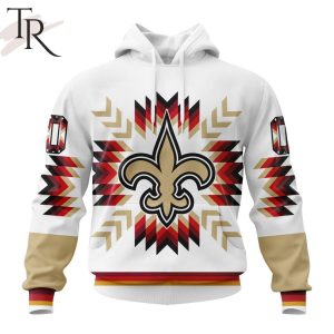 NFL New Orleans Saints Special Design With Native Pattern Hoodie
