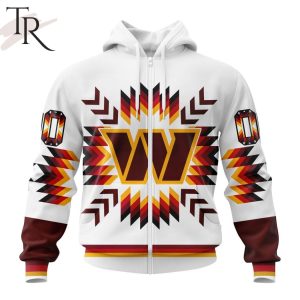 NFL Washington Commanders Special Design With Native Pattern Hoodie