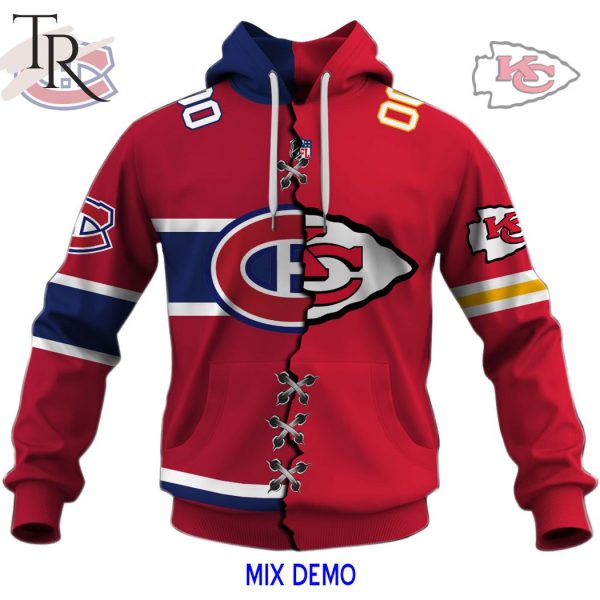 NFL x NHL Special Design Collection Customize Your Teams Hoodie