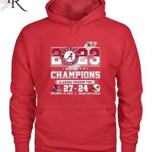 2023 Iron Bowl Champions Alabama Crimson Tide 27 – 24 Auburn Tigers November 25, 2023 Jordan-Hare Stadium T-Shirt