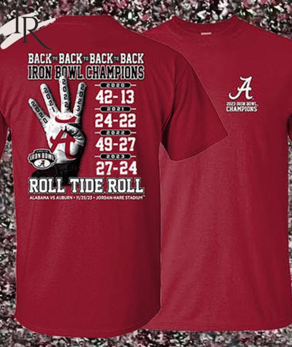 Limited Edition 2023 ROLL TIDE!!! Alabama wins the Iron Bowl!!! Unisex T-Shirt