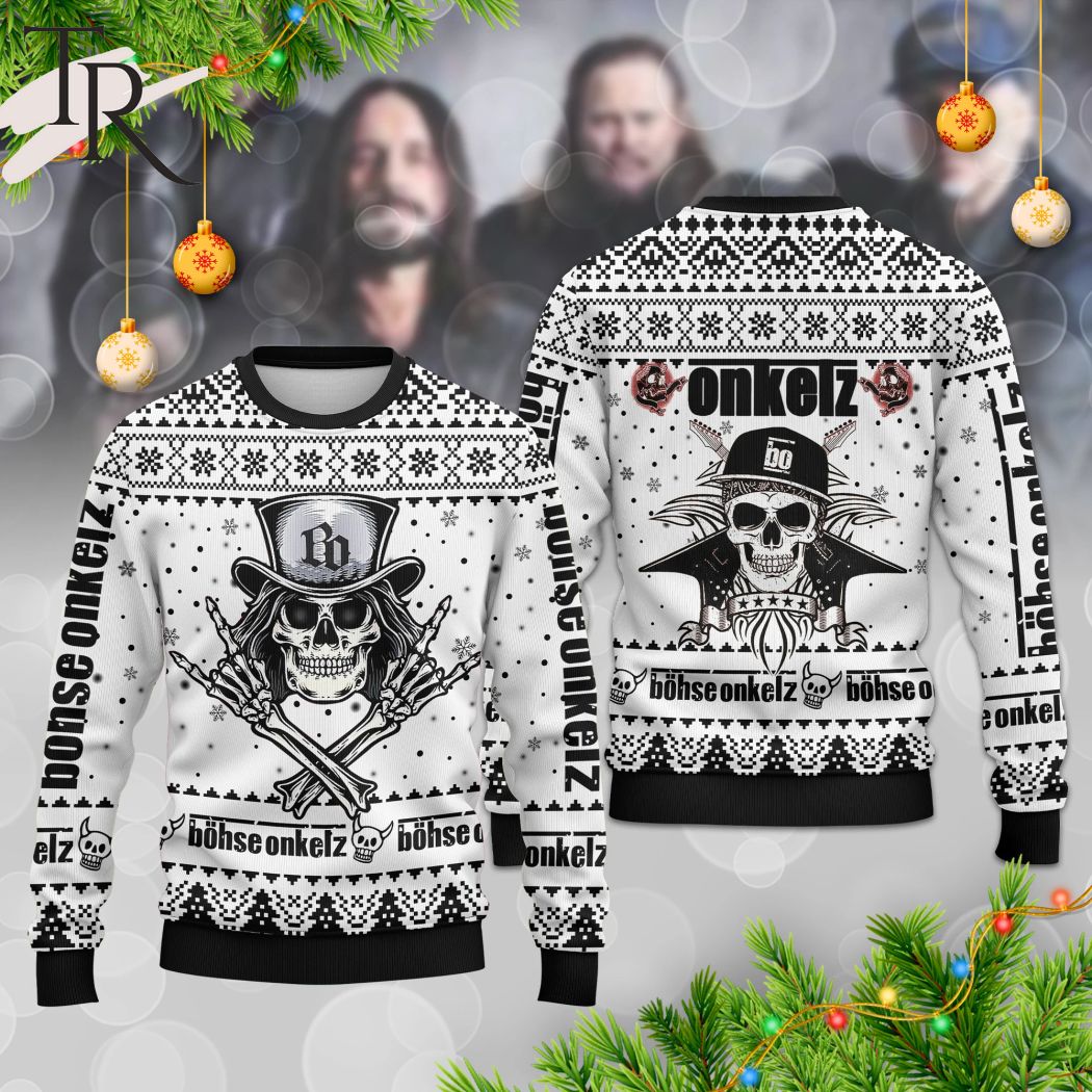 Bohse Ibkelz Rock Band Ugly Christmas Sweater - Torunstyle