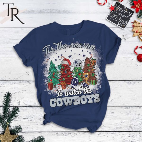 Tis the Season To Watch The Cowboys Pajamas Set