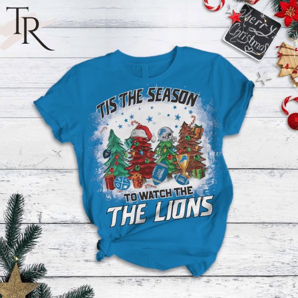 Tis The Season To Watch The Lions Pajamas Set