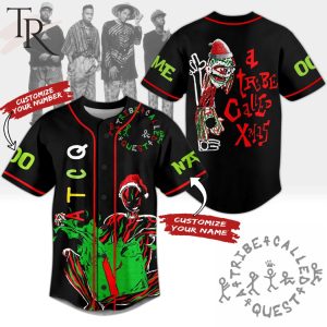 ATCQ A Tribe Called Xmas Custom Baseball Jersey