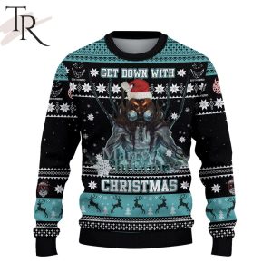 Get Down With Christmas Disturbed Custom Ugly Sweater