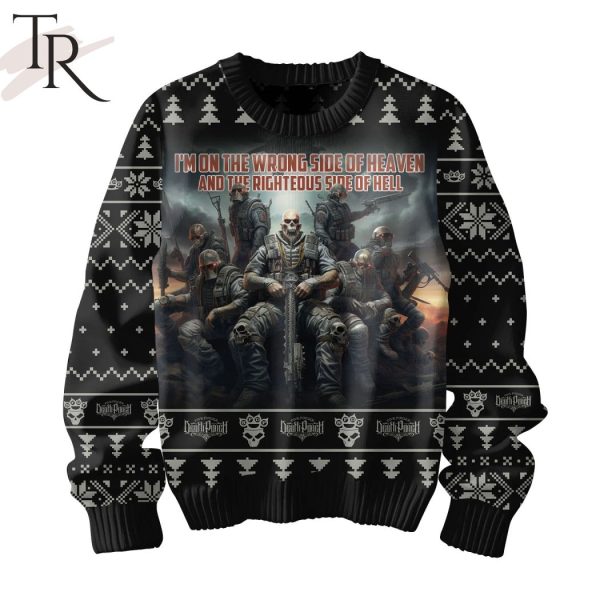 I’m On The Wrong Side Of Heaven And The Righteous Side Of Hell Five Finger Death Punch Ugly Sweater