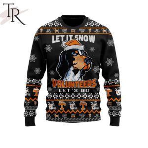Let It Snow Volunteers Vols Let’s Go Rocky Top Ugly Christmas Sweater