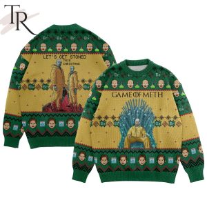 Let’s Get Stoned This Christmas Game Of Meth Ugly Sweater