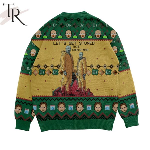 Let’s Get Stoned This Christmas Game Of Meth Ugly Sweater