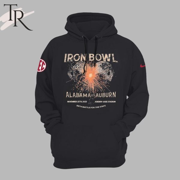 Iron Bowl Alabama Vs Auburn November 25th, 2023 Jordan-Hare Stadium 88th Battle For The State Hoodie, Longpants, Cap