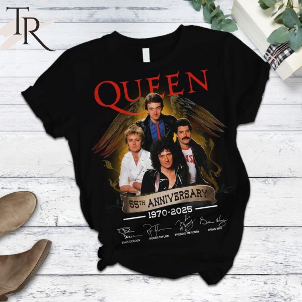 Queen 55th Anniversary 1970 – 2025 Signature Pajamas Set