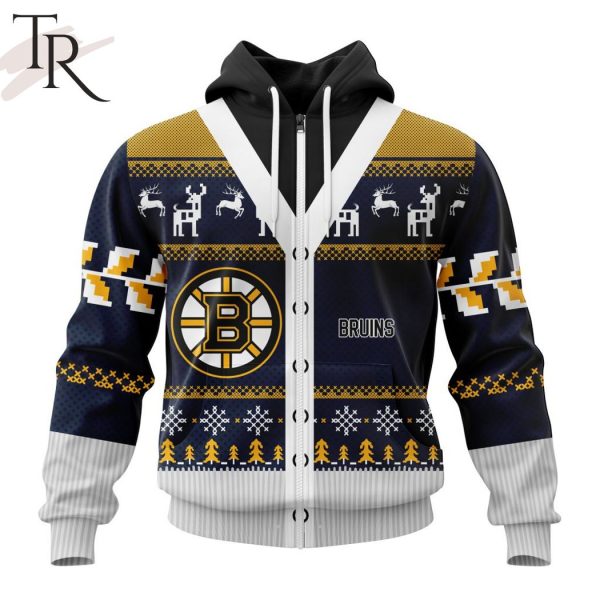 NHL Boston Bruins  Specialized Unisex Sweater For Chrismas Season Hoodie