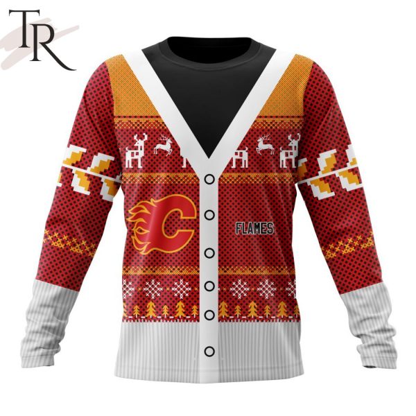 NHL Calgary Flames Specialized Unisex Sweater For Chrismas Season Hoodie