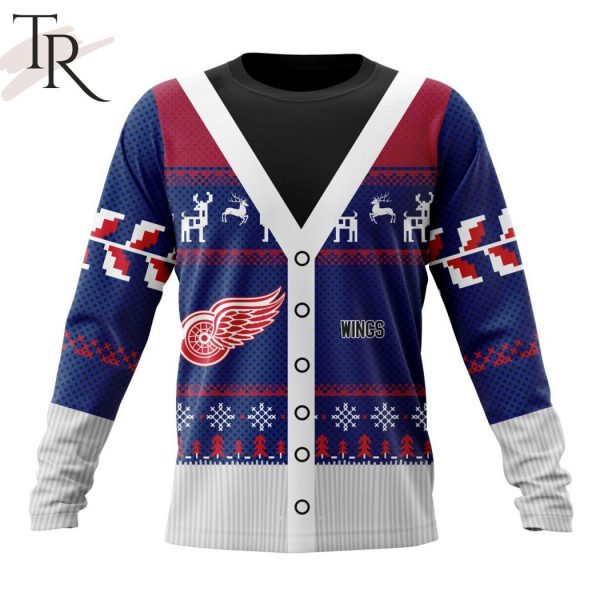 NHL Detroit Red Wings Specialized Unisex Sweater For Chrismas Season Hoodie