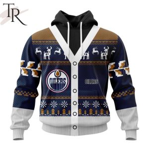 NHL Edmonton Oilers Specialized Unisex Sweater For Chrismas Season Hoodie