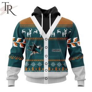 NHL San Jose Sharks Specialized Unisex Sweater For Chrismas Season Hoodie