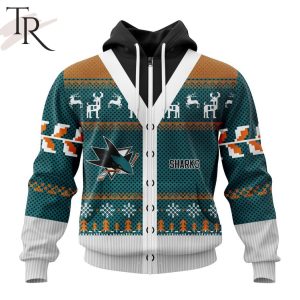 NHL San Jose Sharks Specialized Unisex Sweater For Chrismas Season Hoodie