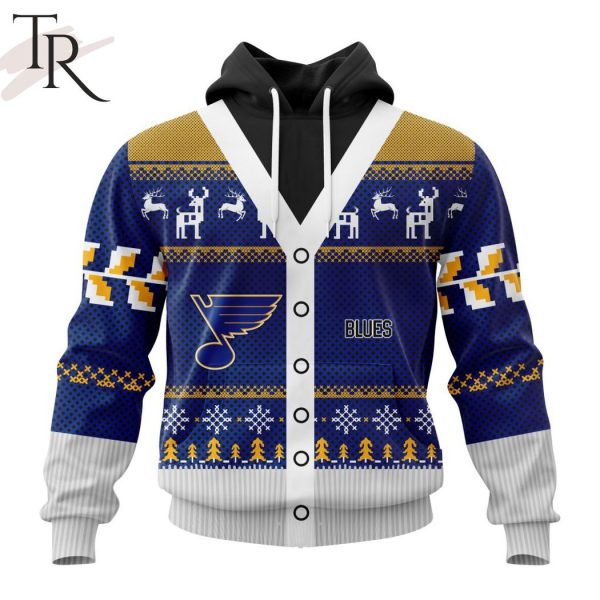 NHL St. Louis Blues Specialized Unisex Sweater For Chrismas Season Hoodie
