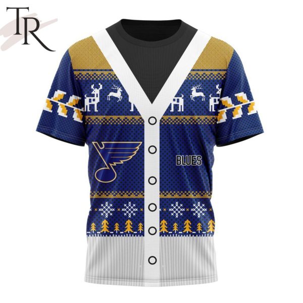 NHL St. Louis Blues Specialized Unisex Sweater For Chrismas Season Hoodie