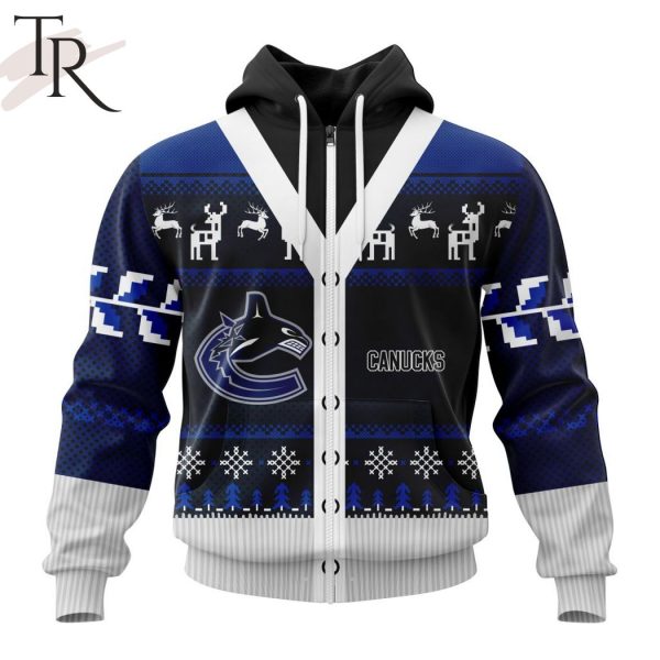 NHL Vancouver Canucks Specialized Unisex Sweater For Chrismas Season Hoodie