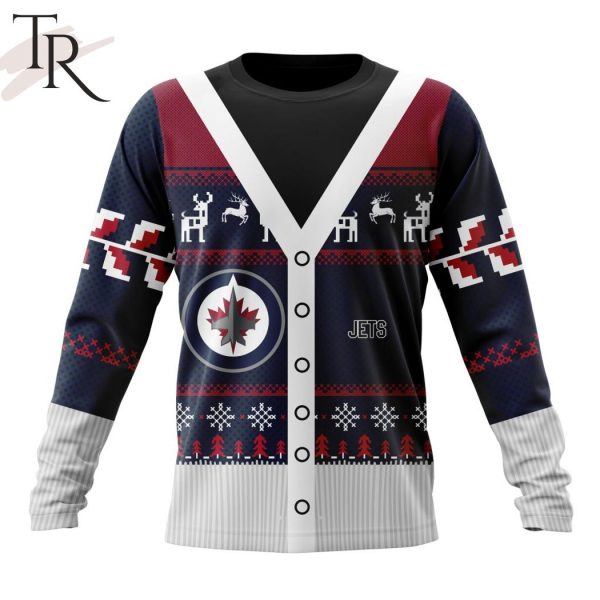 NHL Winnipeg Jets Specialized Unisex Sweater For Chrismas Season Hoodie