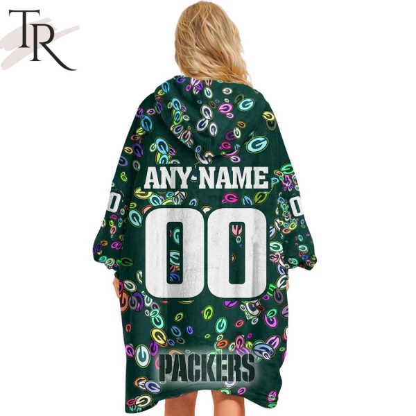 Personalized NFL Green Bay Packers With A Bold and Dense Logo Design Hoodie Blanket