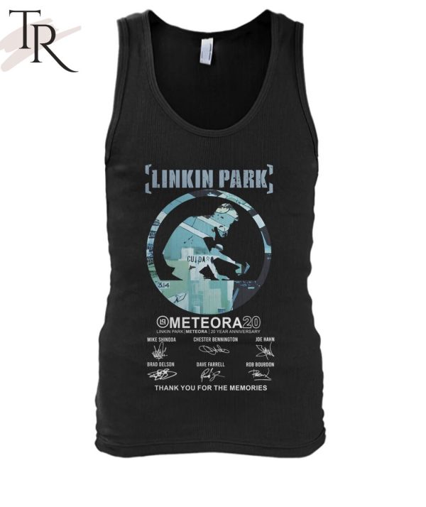 Linkin Park Meteora 20 Years Anniversary Thank You For The Memories T-Shirt