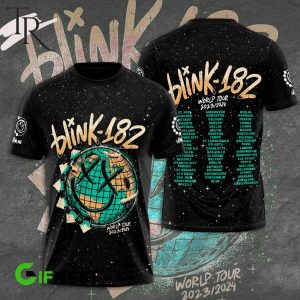Blink-182 World Tour 2023 2023 3D Unisex Hoodie