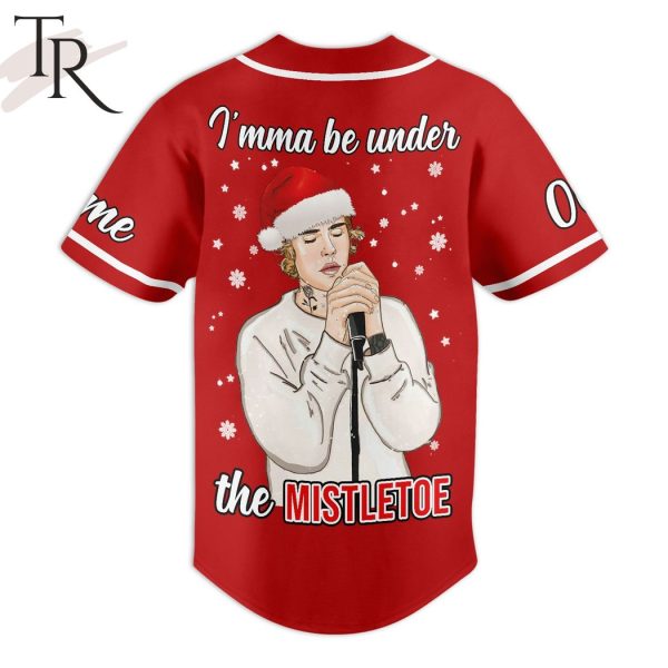 Justin Bieber I’mma Be Under The Mistletoe Custom Baseball Jersey