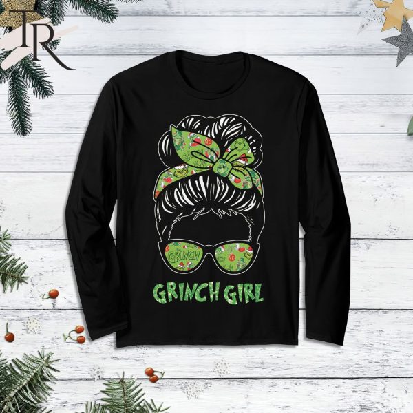 Grinch Girl Merry Christmas Pajamas Set