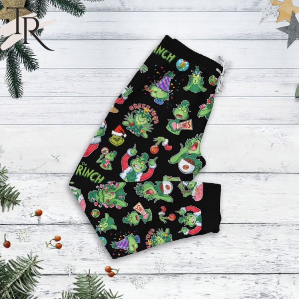 Grinch Girl Merry Christmas Pajamas Set