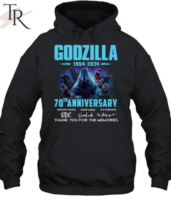 Godzilla 1954 – 2024 70th Anniversary Thank You For The Memories T-Shirt
