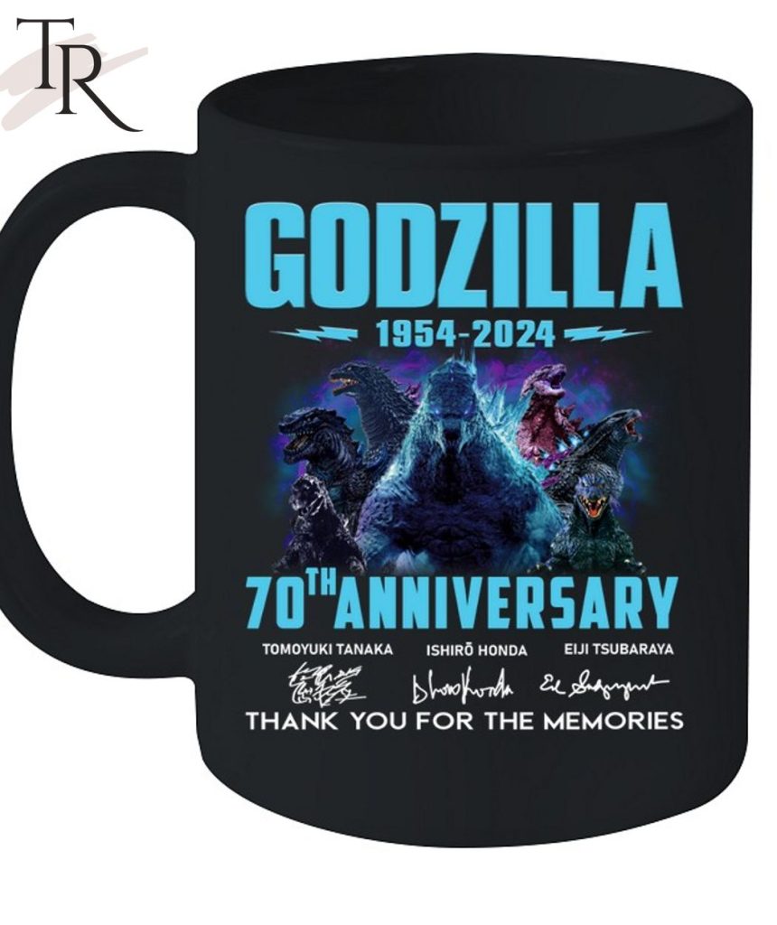 Godzilla 1954 - 2024 70th Anniversary Thank You For The Memories T ...