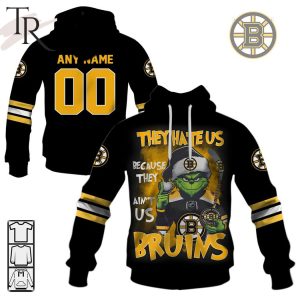 Personalized Boston Bruins Grinch They Hate Us Because They Ain’t us Bruins Hoodie