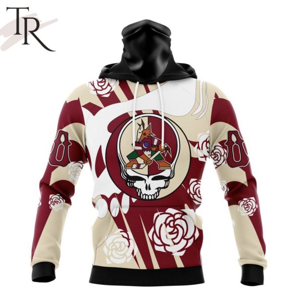 Personalized NHL Arizona Coyotes Special Grateful Dead Gathering Flowers Design Hoodie