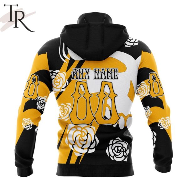 Personalized NHL Boston Bruins Special Grateful Dead Gathering Flowers Design Hoodie