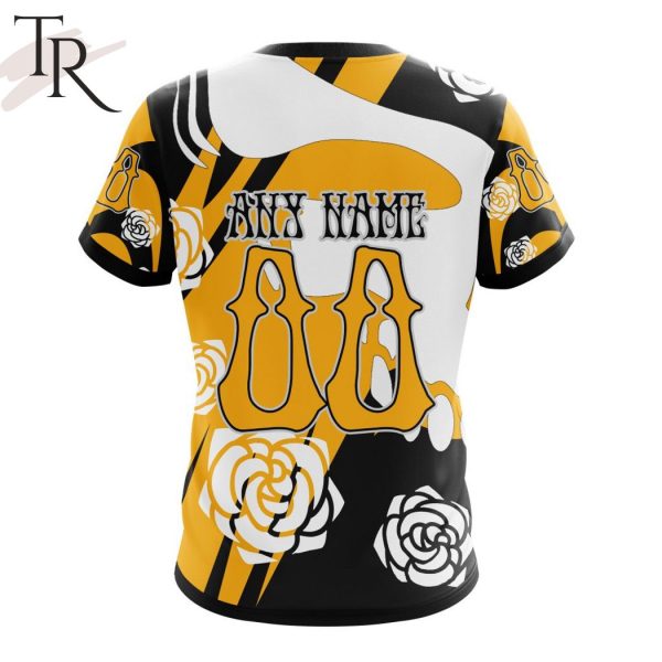 Personalized NHL Boston Bruins Special Grateful Dead Gathering Flowers Design Hoodie