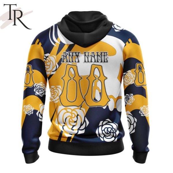 Personalized NHL Buffalo Sabres Special Grateful Dead Gathering Flowers Design Hoodie