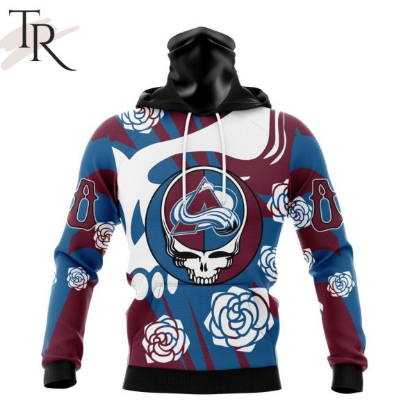 Personalized NHL Colorado Avalanche Special Grateful Dead Gathering Flowers Design Hoodie