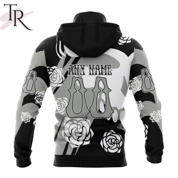 Personalized NHL Los Angeles Kings Special Grateful Dead Gathering Flowers Design Hoodie